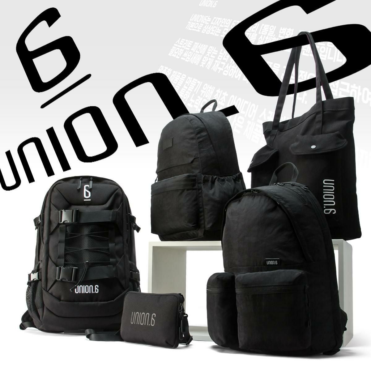 ユニオンシックス ポリエスター リュック UNION.6 WRINKLED NYLON D4