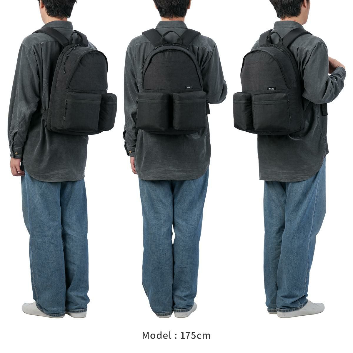 ユニオンシックス ポリエスター リュック UNION.6 WRINKLED NYLON D4