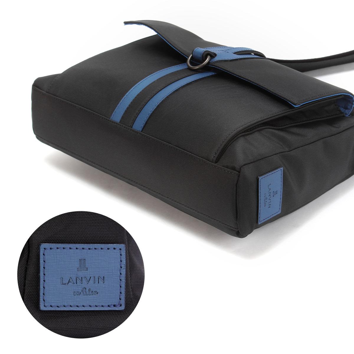 ランバンオンブルー ショルダーバッグ スリム A4 ドロップ LANVIN en