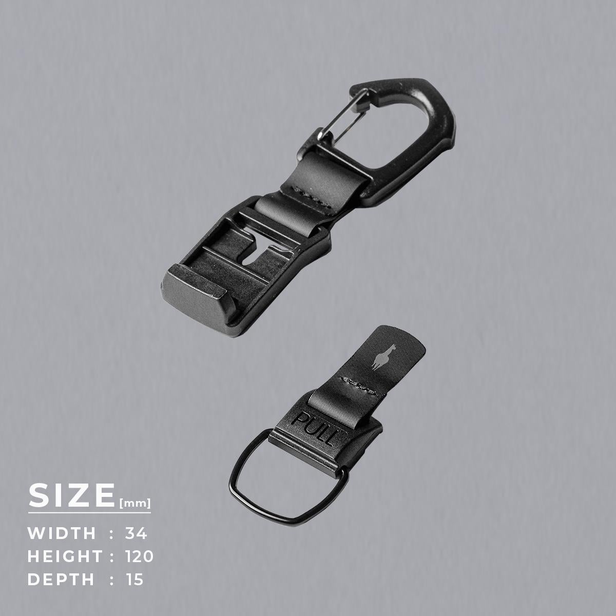 アルパカ ハブ-カラビナ キーケース キーホルダー ALPAKA hub-carabiner 4161