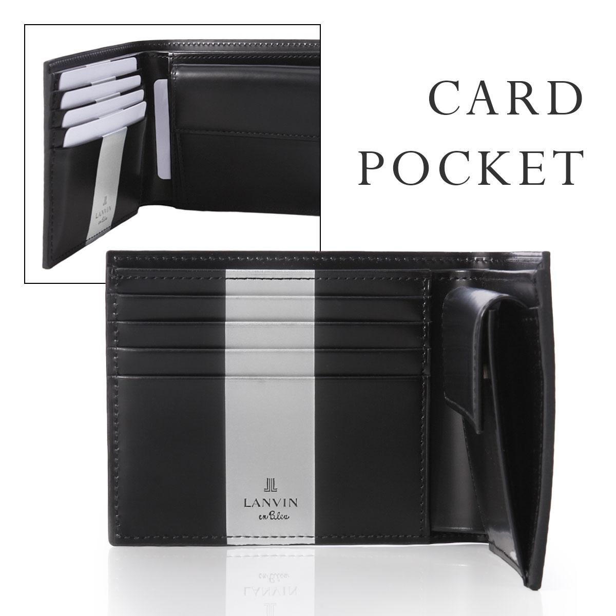 ランバンオンブルー ワグラム2 二つ折り財布 LANVIN en Bleu wagram2 504613