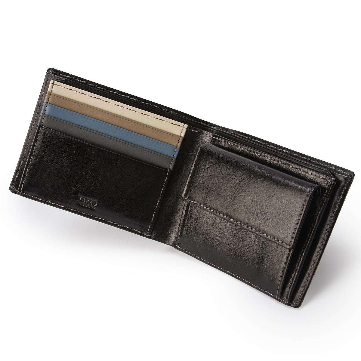 タケオキクチ/I イデア 二つ折り財布 TAKEO KIKUCHI 756604