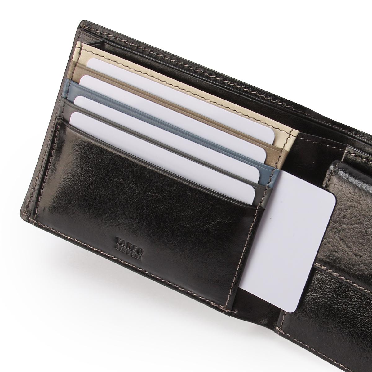 タケオキクチ/I イデア 二つ折り財布 TAKEO KIKUCHI 756604