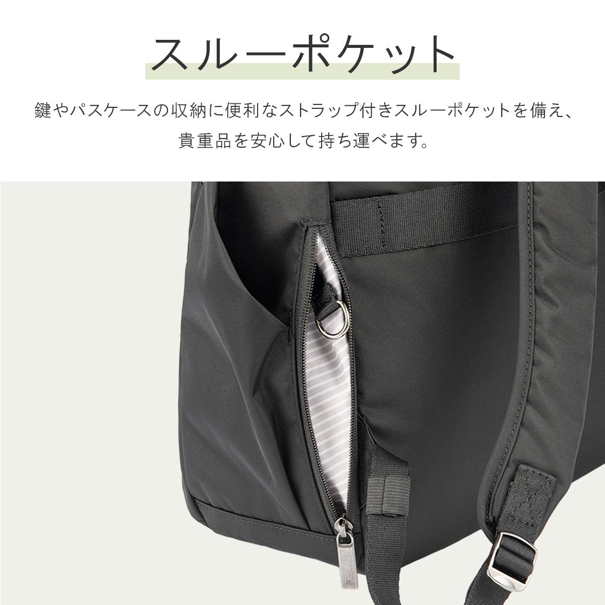 エース ジーンレーベル ビジネスリュック 15.6インチPC収納 18L A4 B4