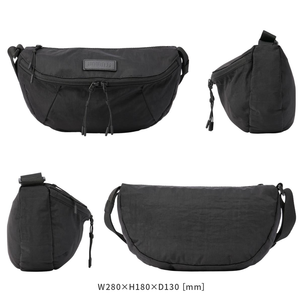 ユニオンシックス ボディバッグ UNION.6 WRINKLED NYLON uacb15j