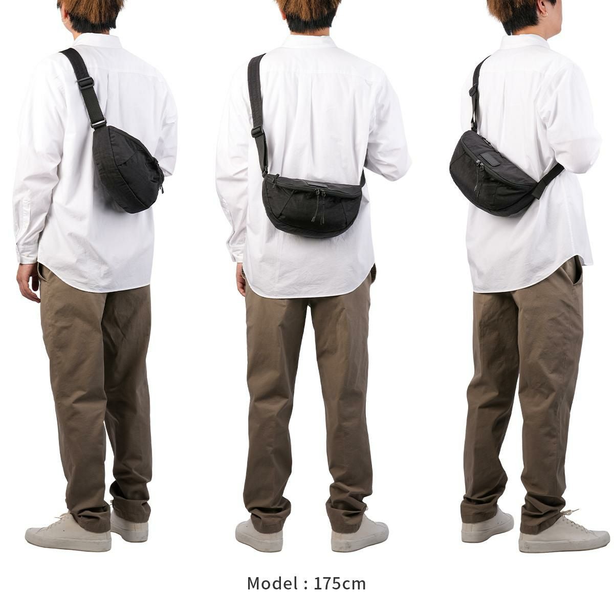 ユニオンシックス ボディバッグ UNION.6 WRINKLED NYLON uacb15j