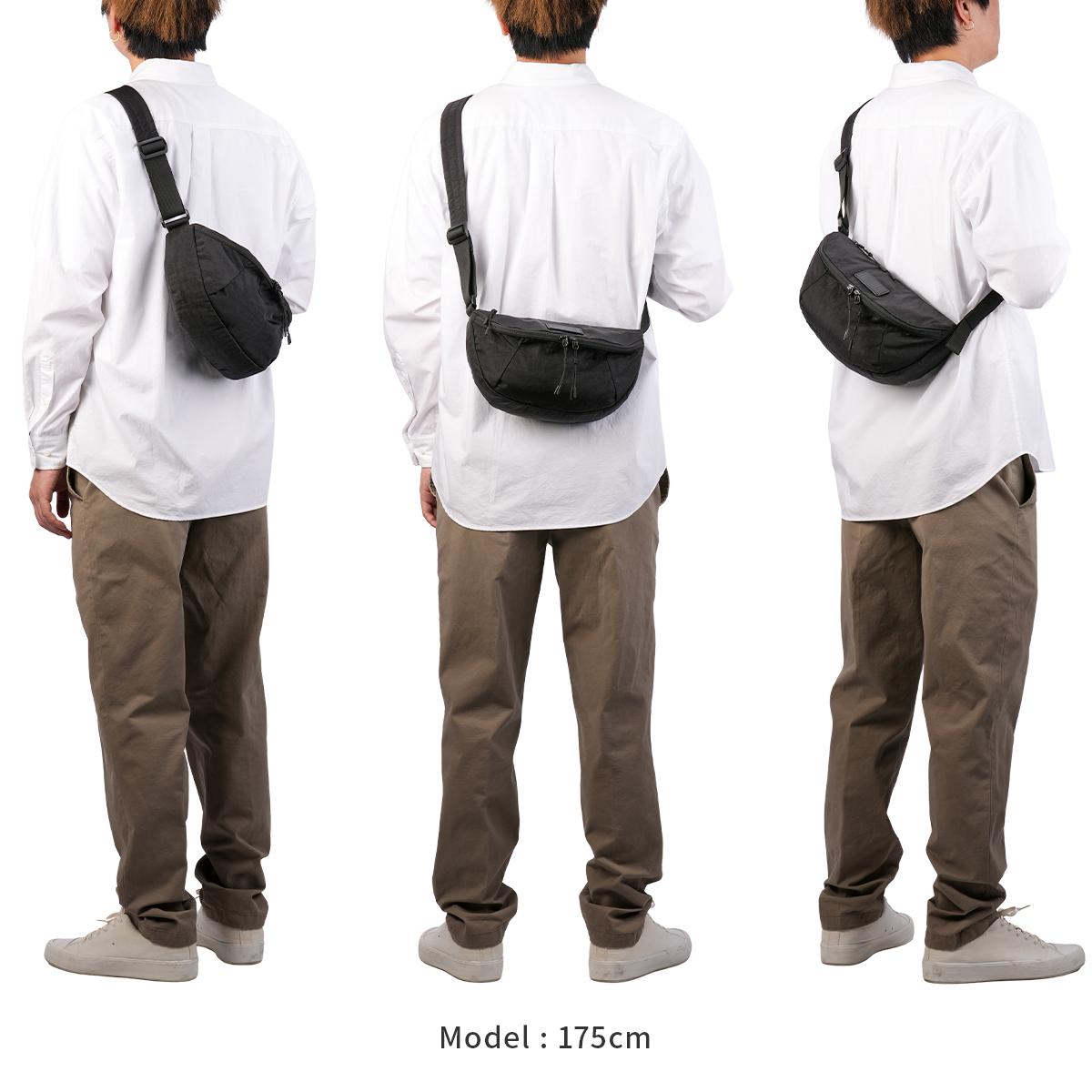 ユニオンシックス ボディバッグ UNION.6 WRINKLED NYLON uacb15j