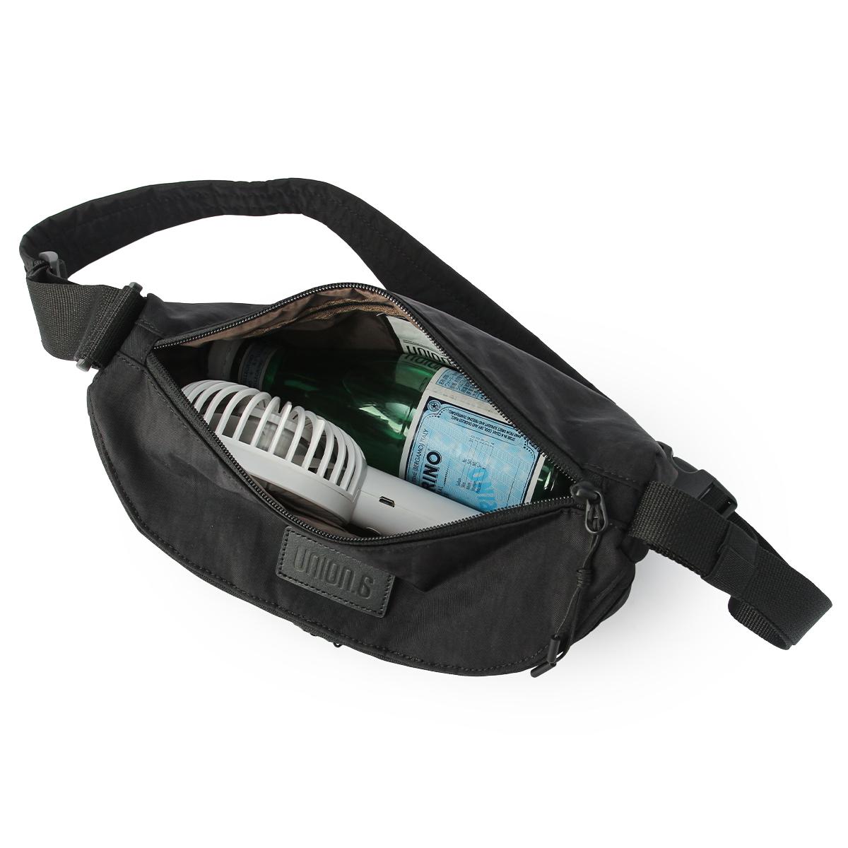 ユニオンシックス ボディバッグ UNION.6 WRINKLED NYLON uacb15j