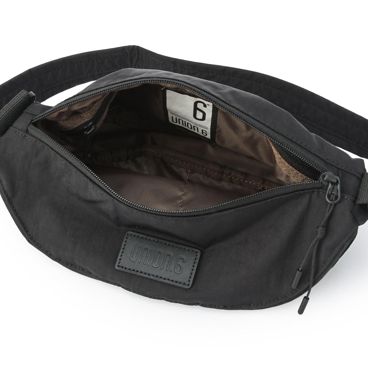 ユニオンシックス ボディバッグ UNION.6 WRINKLED NYLON uacb15j