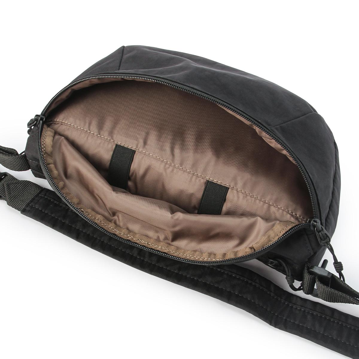 ユニオンシックス ボディバッグ UNION.6 WRINKLED NYLON uacb15j