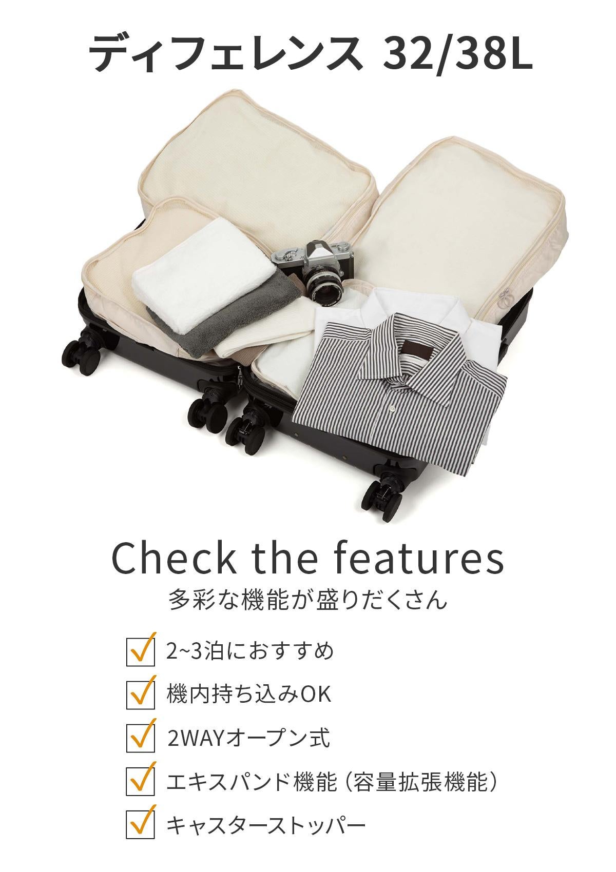 トーキョーレーベル ディフェレンス スーツケース Sサイズ SS 機内持ち込み ace. TOKYO LABEL 05721