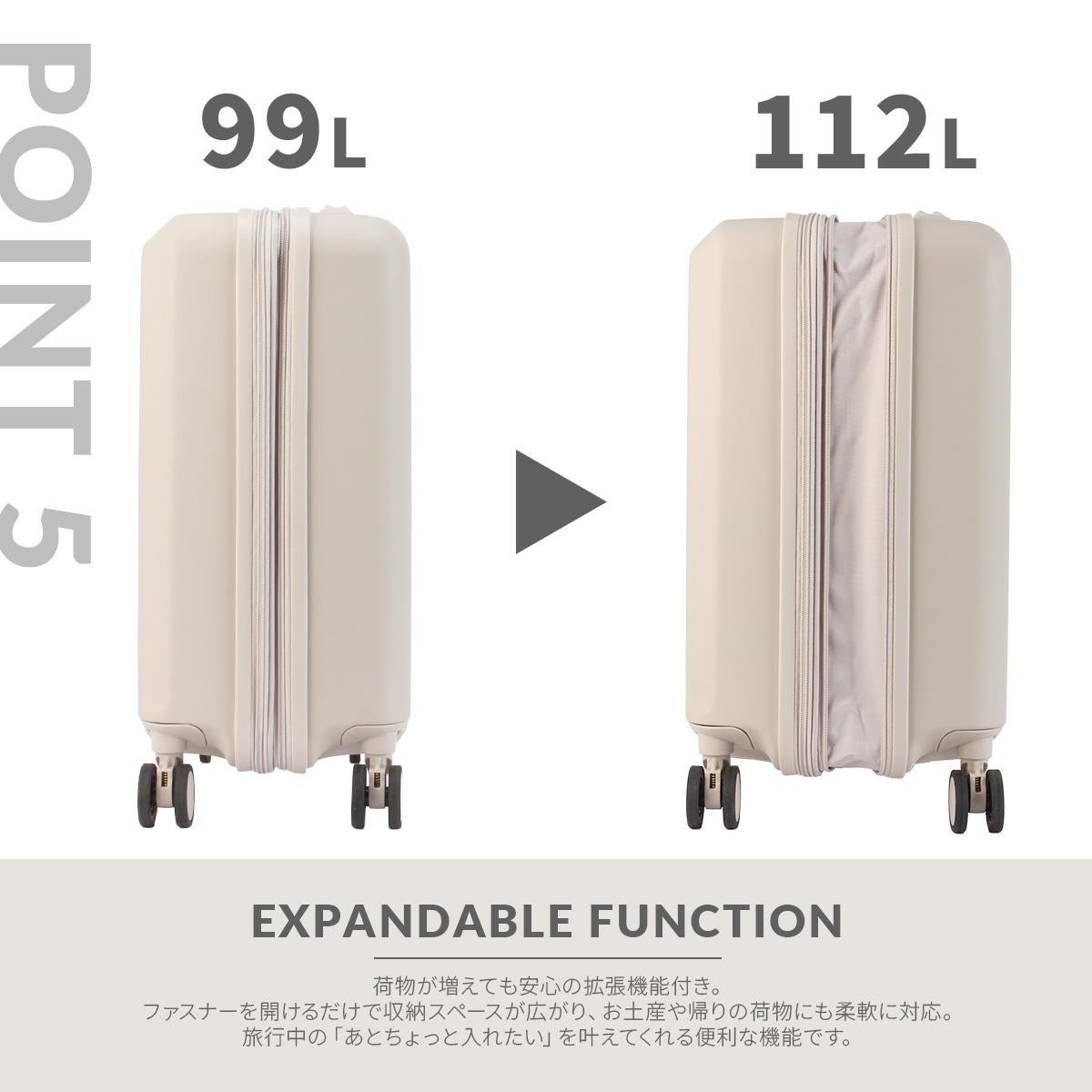 アジアラゲージ スーツケース 99L 112L 拡張 Asia Luggage ALI-6030SD-28W