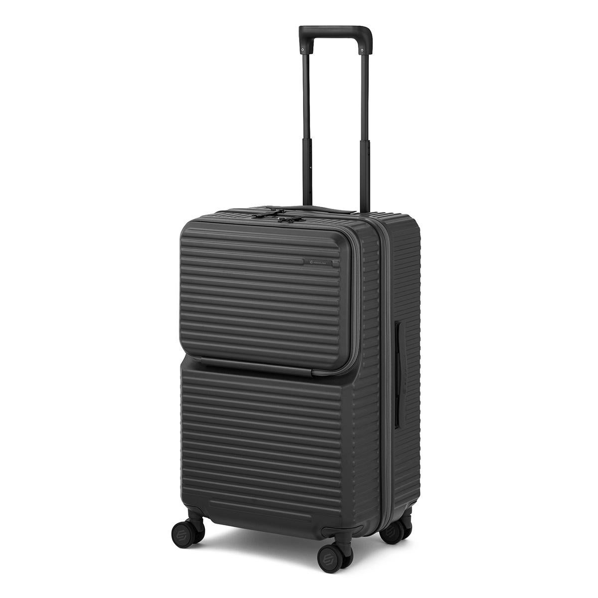 エッジリンク スーツケース Mサイズ 64L フロントオープン トップ