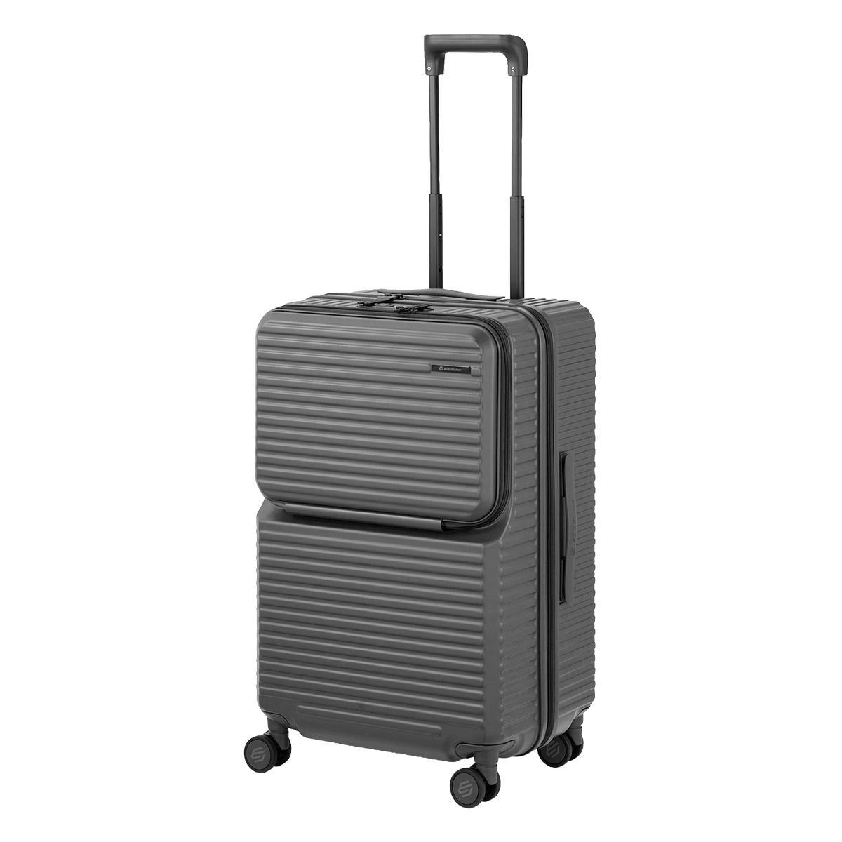 SPRING SALE]エッジリンク スーツケース Mサイズ 64L フロントオープン