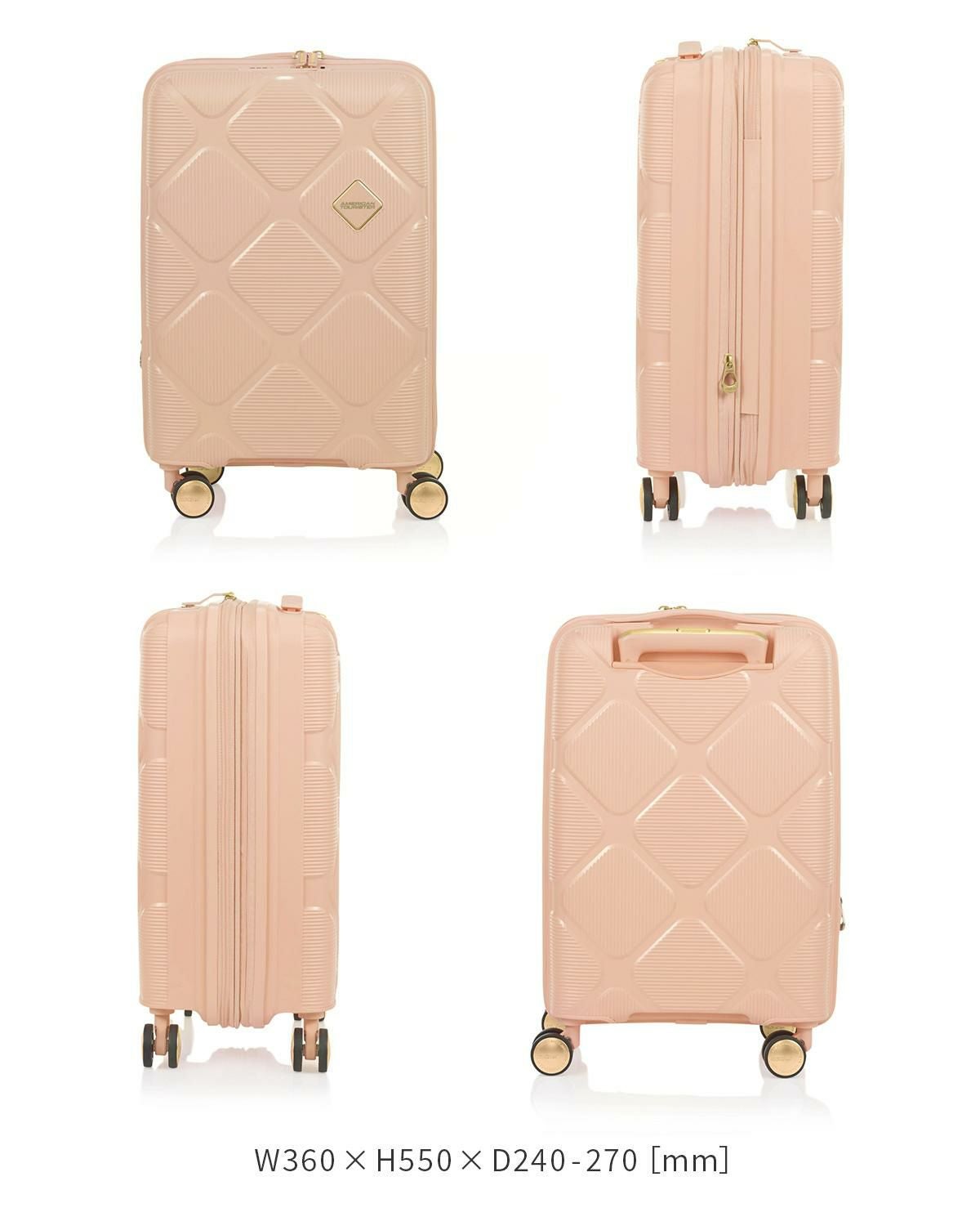 アメリカンツーリスター インスタゴン スーツケース Sサイズ SS 機内持ち込み AmericanTourister INSTAGON ダークグレー：HJ4-78011