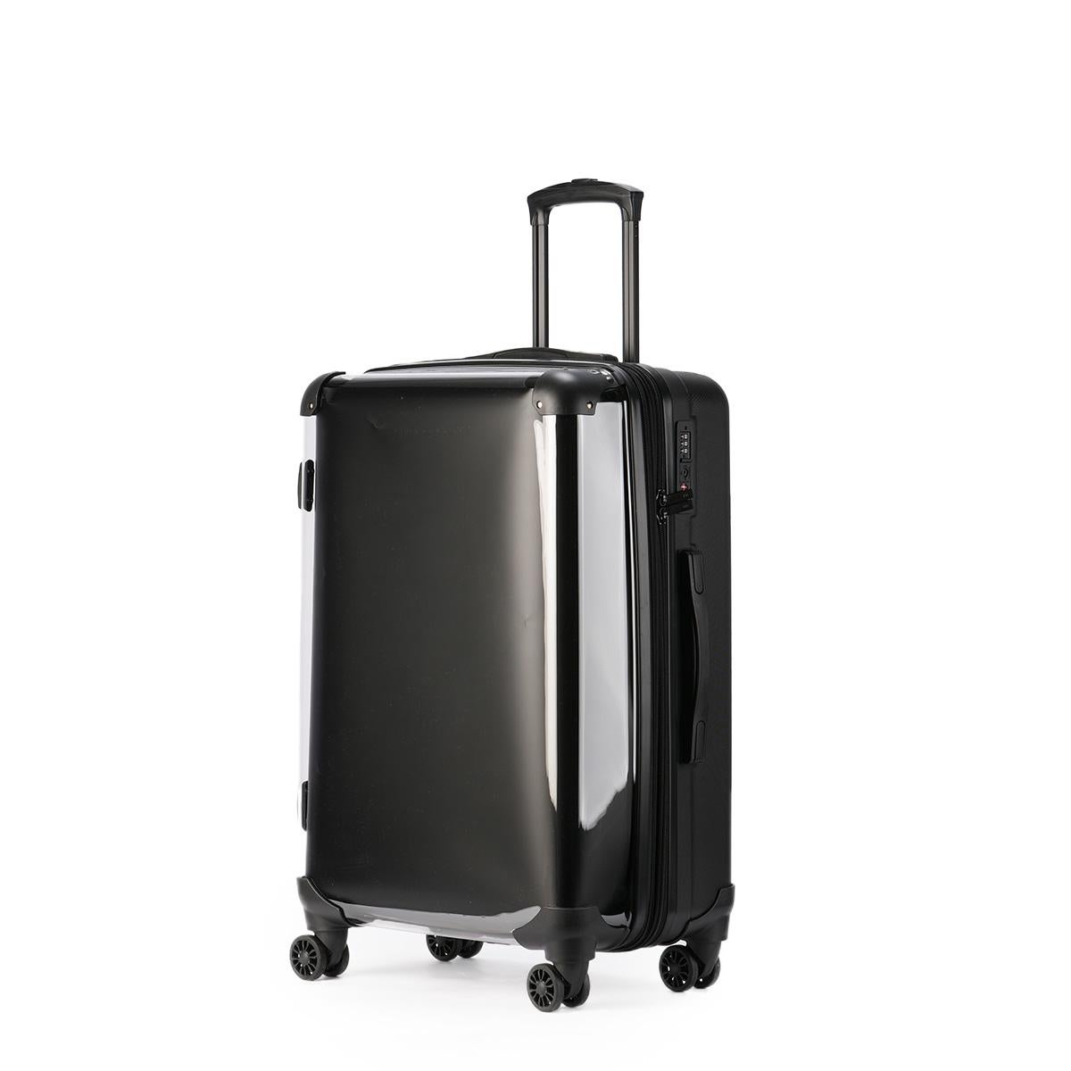 推し活 スーツケース Mサイズ 64L/74L 機内持ち込み 痛バッグ 拡張機能