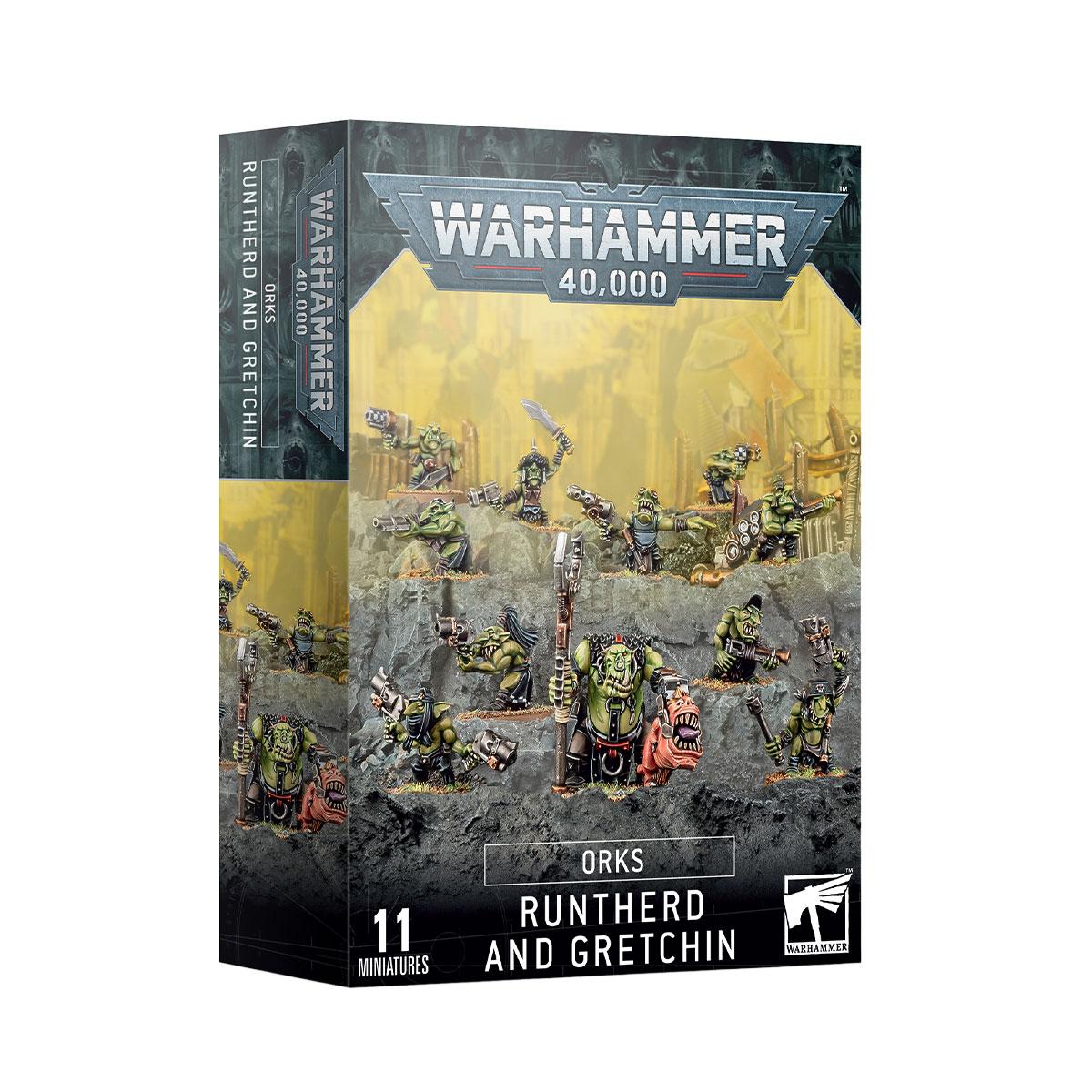 ウォーハンマー 40k 50-16 オルク ラントハード＆グレッチェン WARHAMMER 40,000 / ORKS RUNTHERD AND GRETCHIN