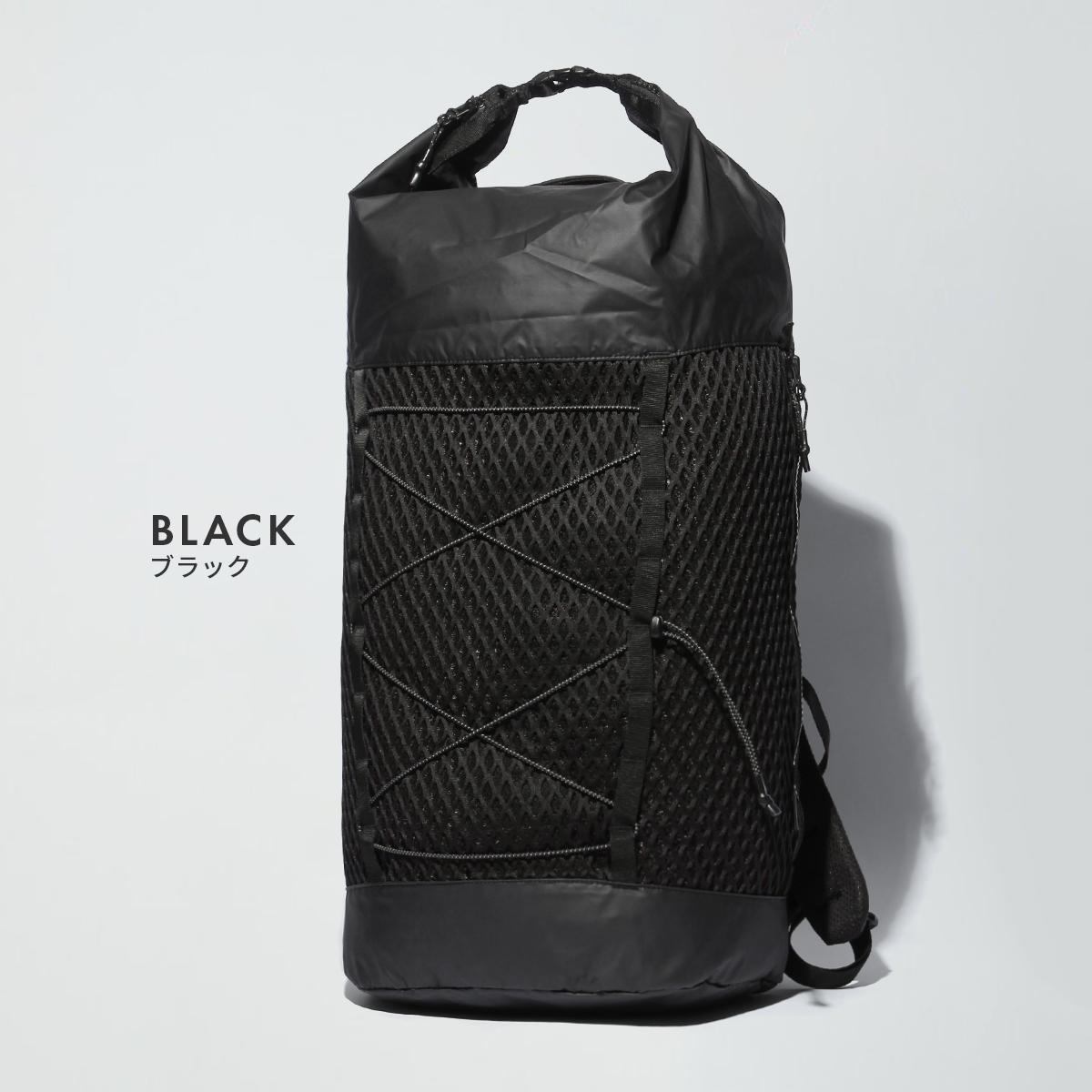 スノーピーク　Double Face Mesh Back Pack Black snow peak* Double Face Mesh Back Pack | 3PEAK