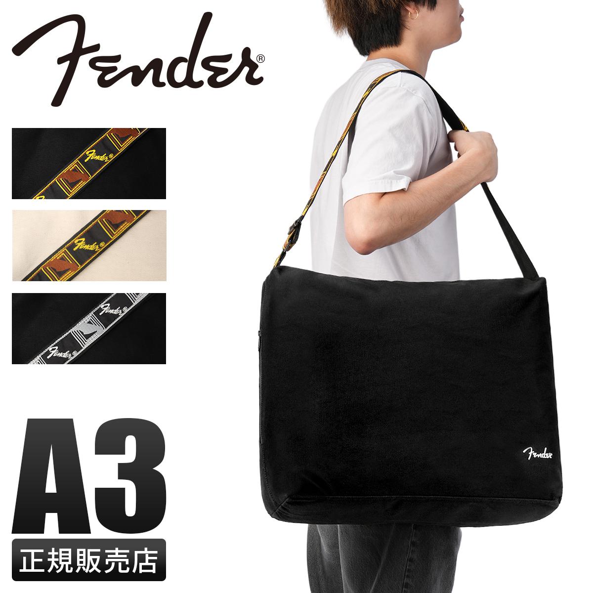 トップ/バック単板！フェンダー/Fender SAC-04 ドレッドノート！ フェンダー ショルダーバッグ フラップ開閉 モノグラムストラップ A4