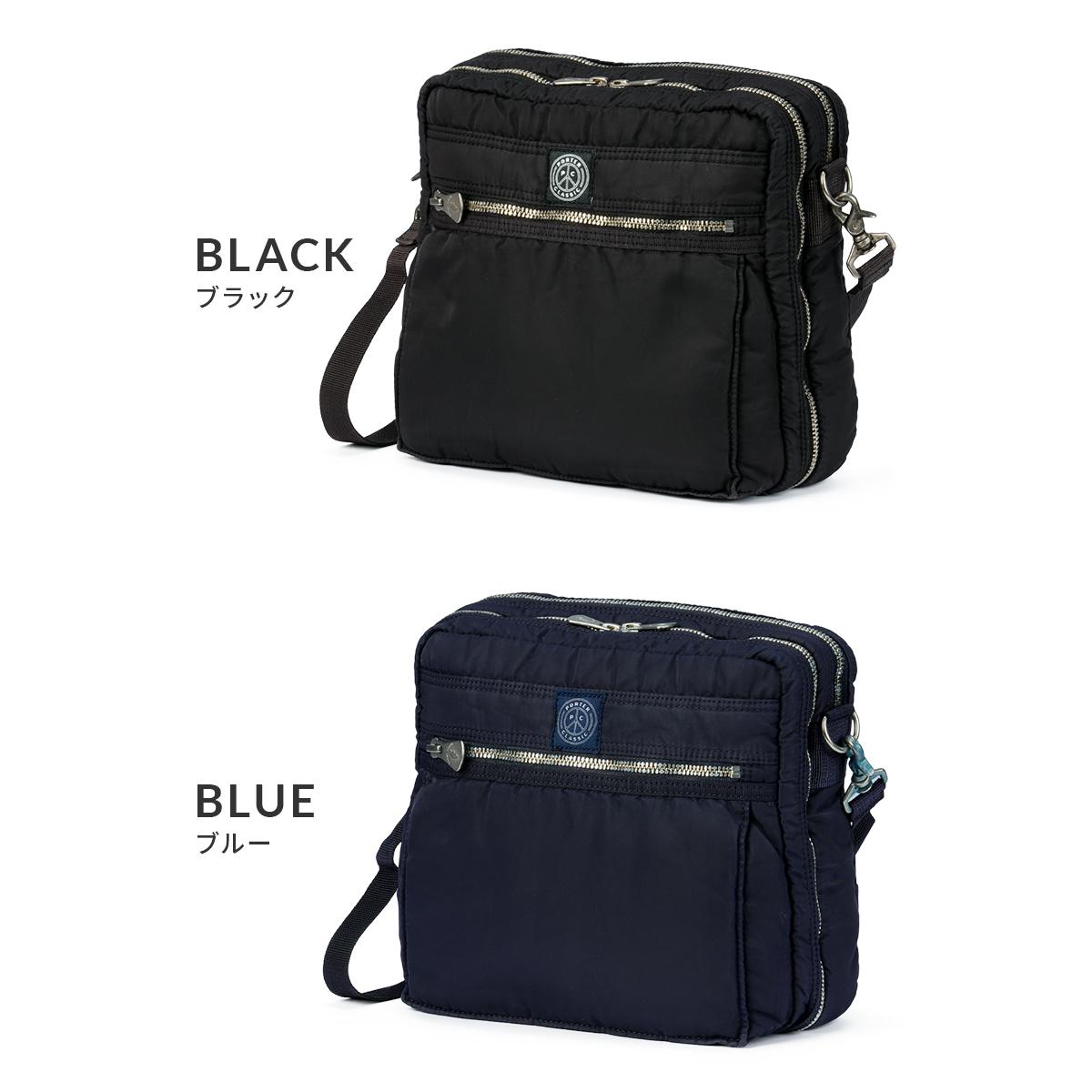 極美品 ポーター PORTER ナイロン ボディバッグ ショルダーバッグ 黒 ポータークラシック ショルダーバッグ メンズ レディース ブランド 斜