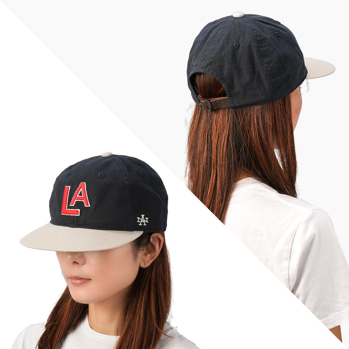 アメリカンニードル ラインアウト キャップ 帽子 NY LA AMERICAN
