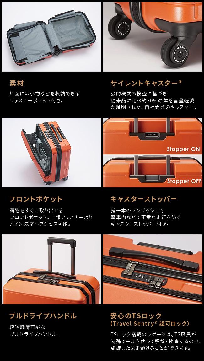 エース プロテカ ポケットライナー2 スーツケース 機内持ち込み S