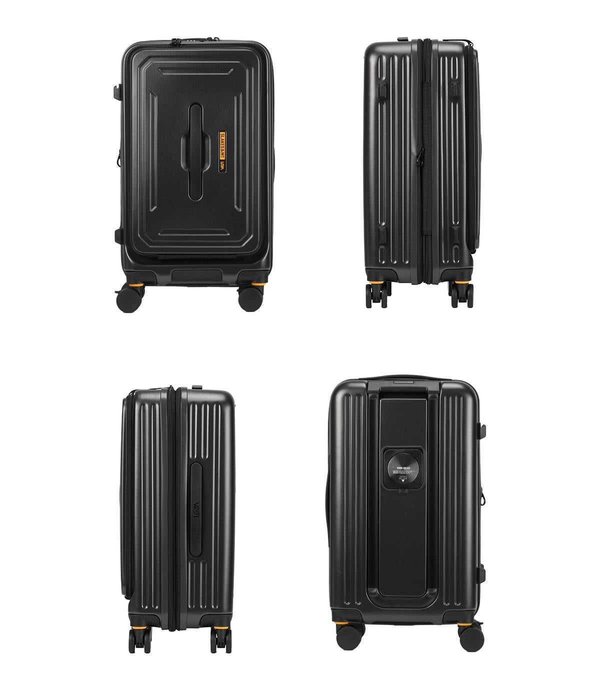5LAKES＆MT スーツケース Mサイズ 45L/54L フロントオープン 拡張機能