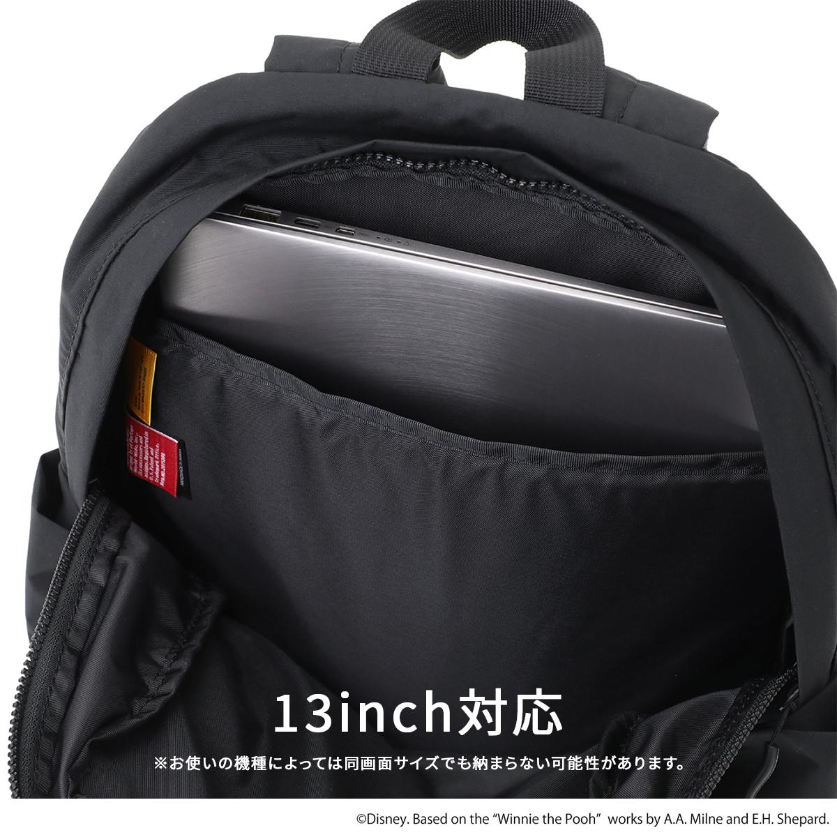 Manhattan Portage ブラックリュック くまのプーさん マンハッタンポーテージ くまのプーさん リュック A4 15L Manhattan