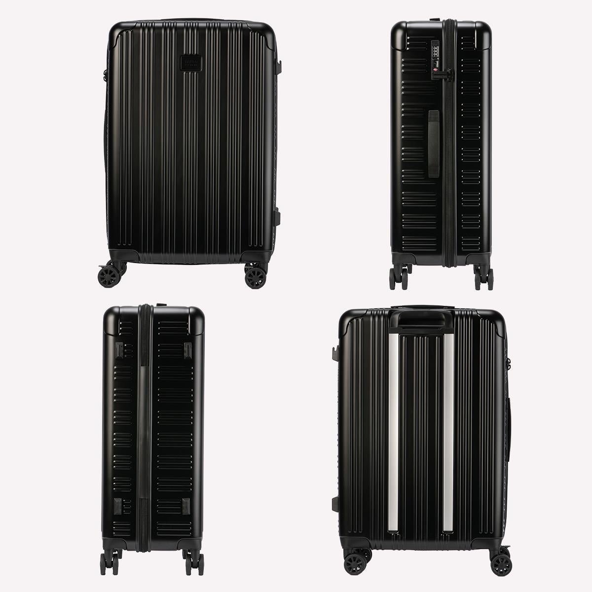 タケオキクチ アールグレイ スーツケース Mサイズ 60L ストッパー 荷物