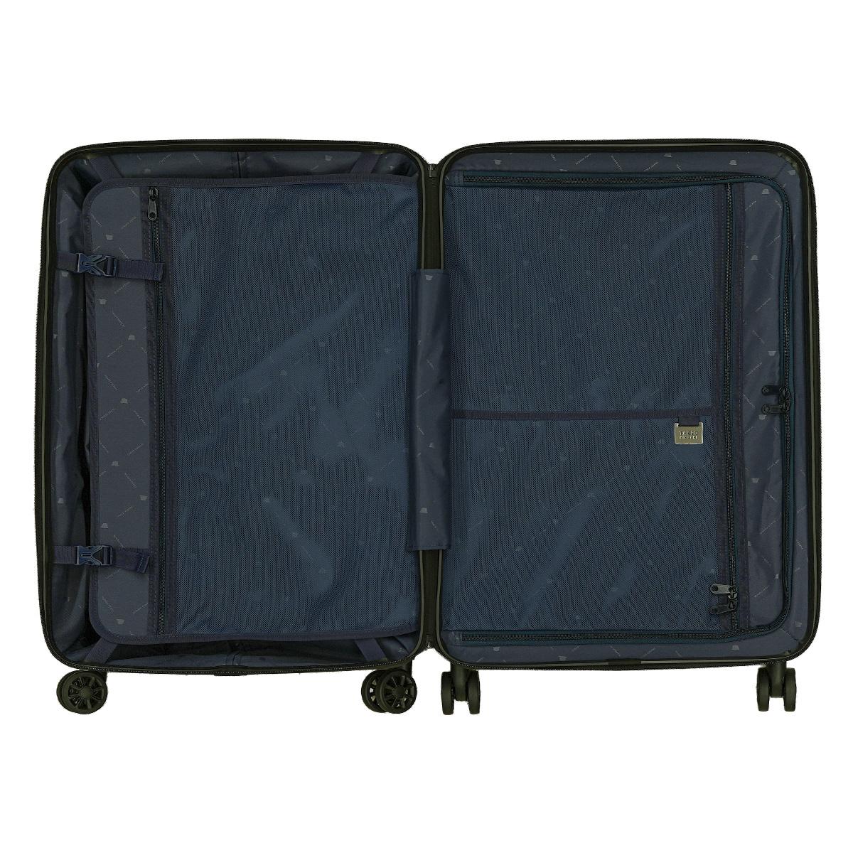 タケオキクチ アールグレイ スーツケース Mサイズ 60L ストッパー 荷物