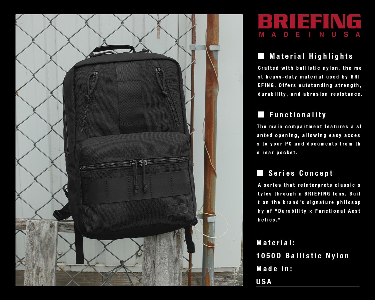 半額以下　アメリカ製　ブリーフィング　デルタ　リュック　USA ブリーフ ブリーフィング リュック BRIEFING USA DELTA bra231p61 デルタ