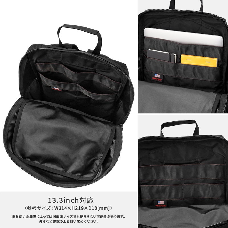 ブリーフィング USA デルタ リュック A4 12.3L PC収納 16インチ