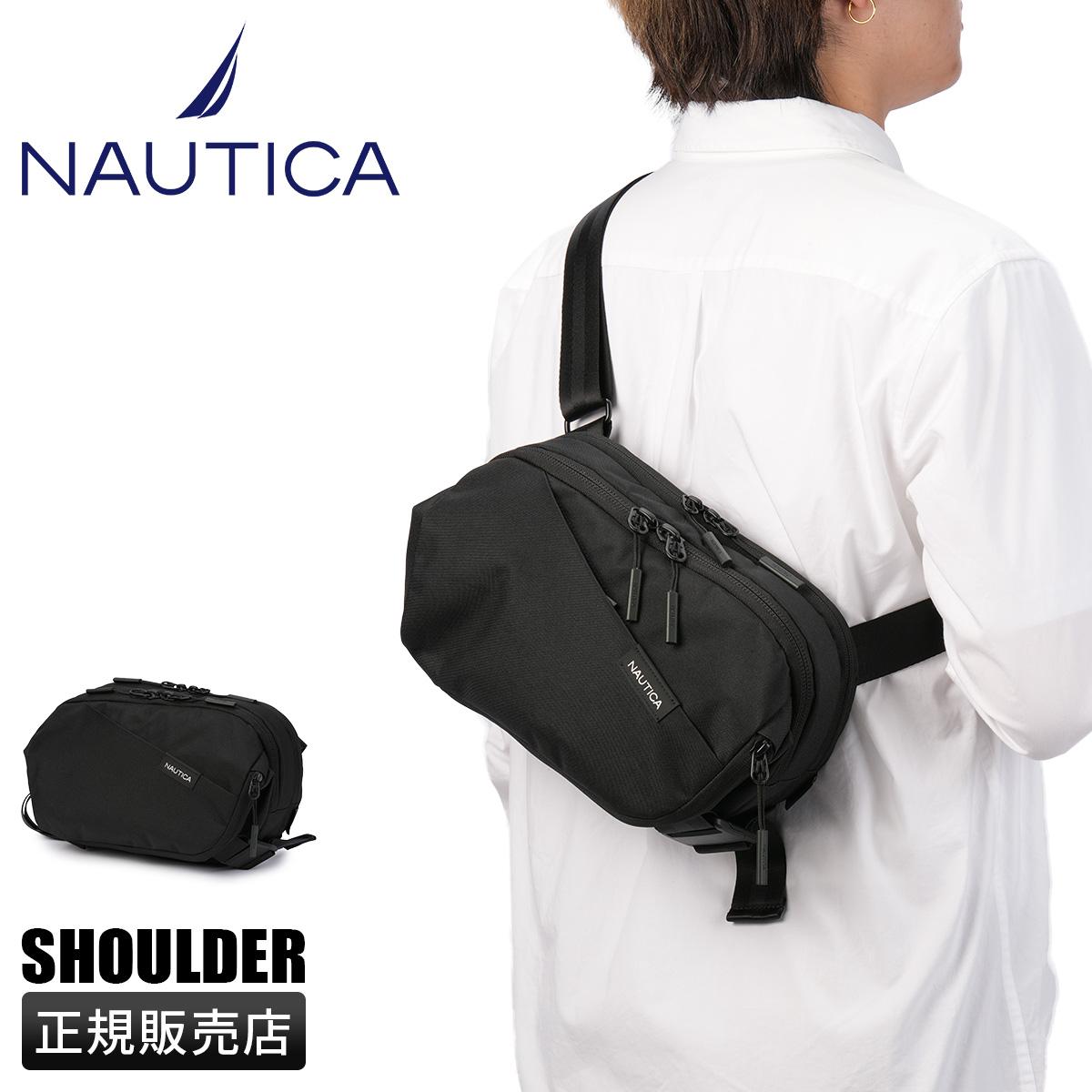 3430○   ブラック ボディバッグ ノーティカ ボディバッグ メンズ レディース 370-7000 NTC-007 NAUTICA