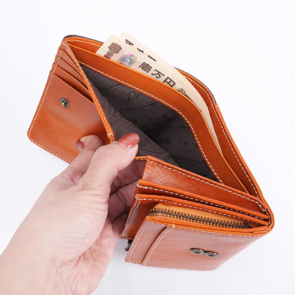 ダコタ フォンス2 ミドル財布?本革 イタリア製牛革 Dakota Fons2