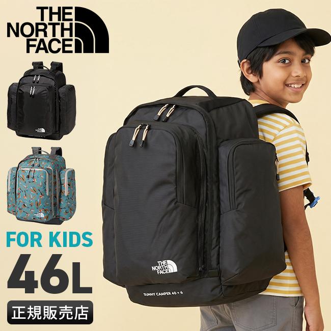 新品未使用ノースフェイス　サニーキャンパー40+6 キッズ 46L ブラック ノースフェイス キッズ サブリュック 46L THE NORTH FACE KIDS