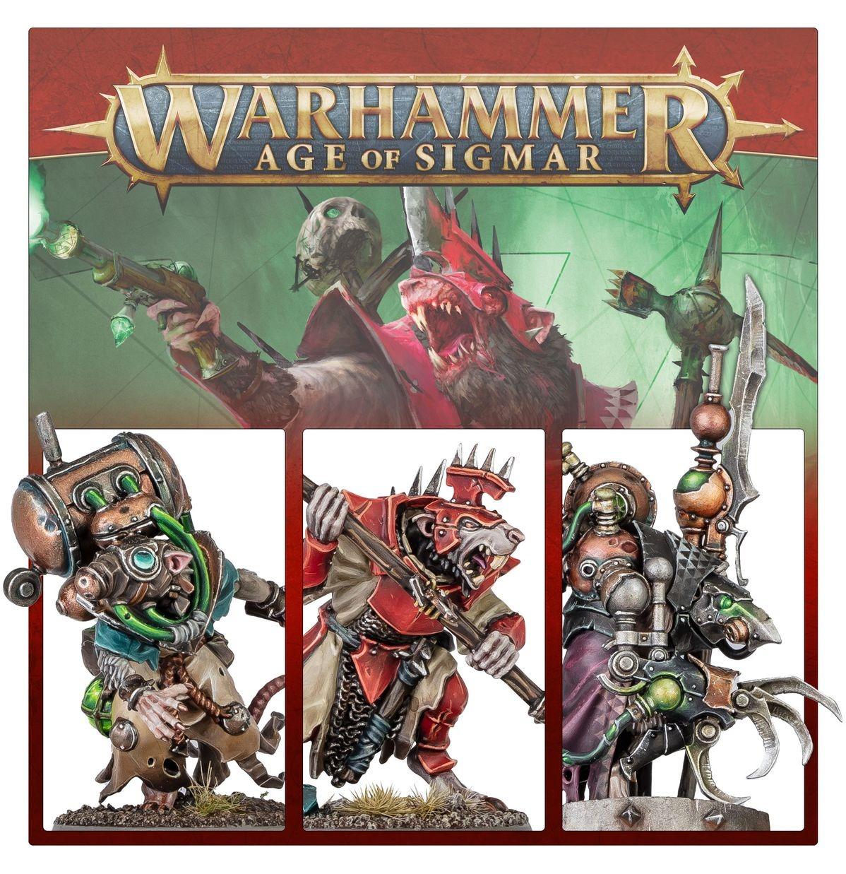 ウォーハンマー　AOS バトルフォース：スケイヴン スクリール族の歪み群れ 2箱 2025年11月28日発売】【新品】バトルフォース：スケイヴン スクリール