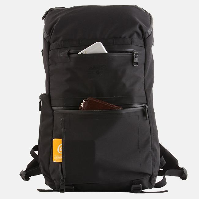 アッソブ ウォータープルーフ コーデュラ リュック バックパック 34L