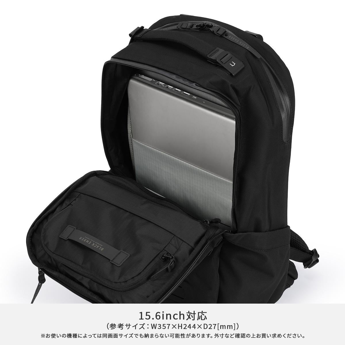 ブラックエンバー エンバーテックス リュック A4 B4 25L BLACK EMBER