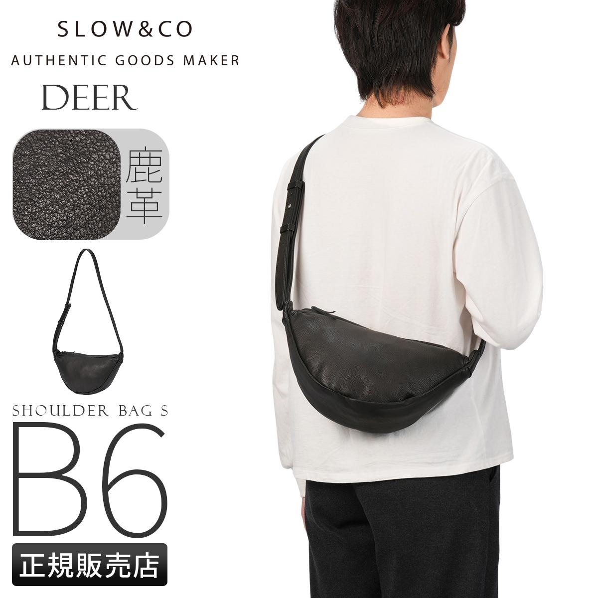 スロウ ディア ショルダーバッグ Mサイズ 鹿革 SLOW Deer 858S81R