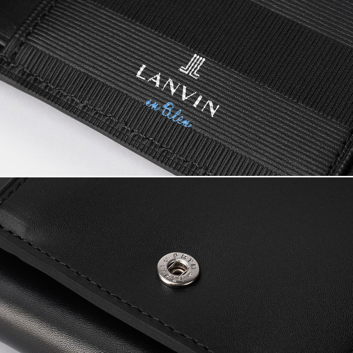 ランバンオンブルー ポワール 三つ折り財布 化粧箱付き LANVIN en Bleu