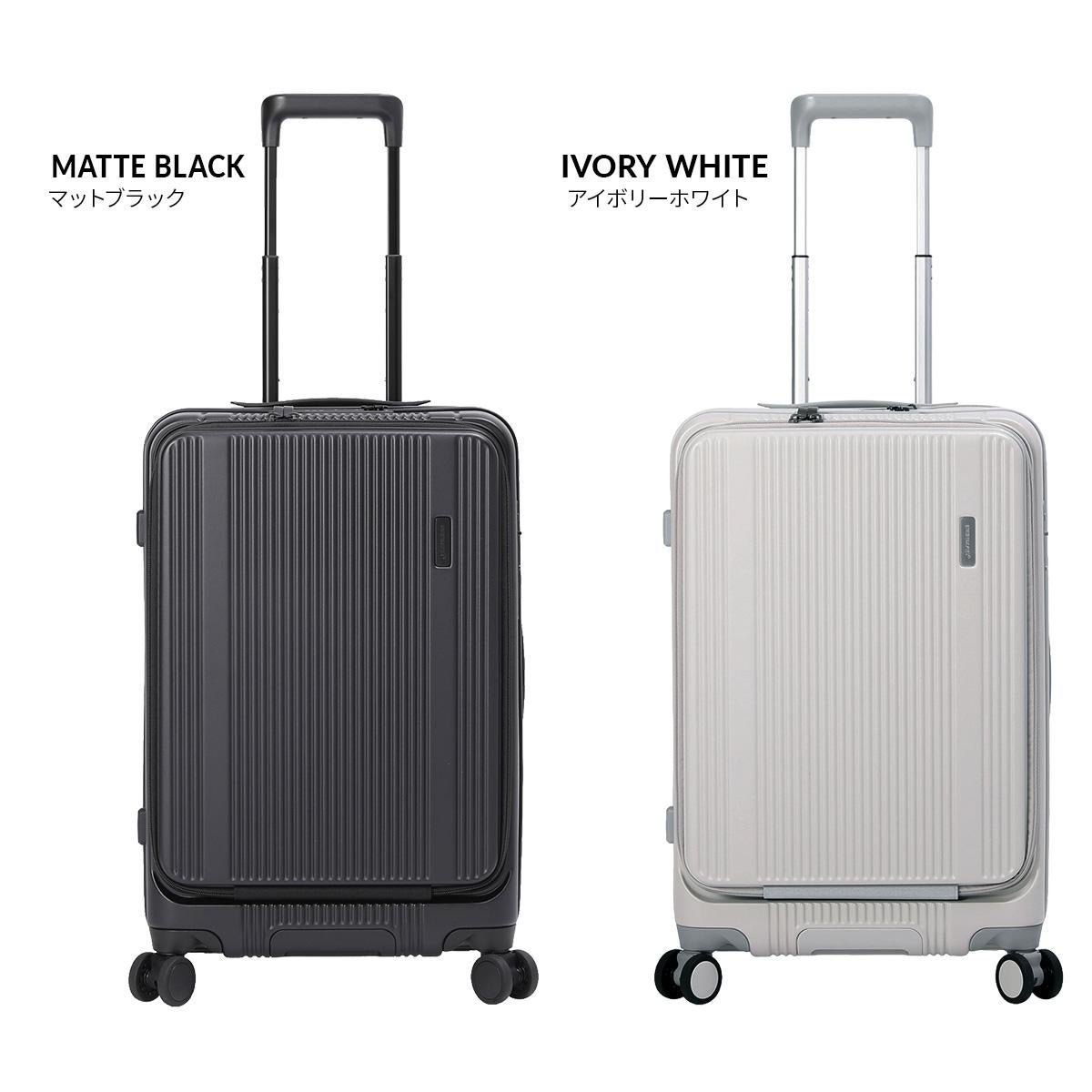 バーマス スーツケース Mサイズ 53L 軽量 中型 4輪 双輪 フロント
