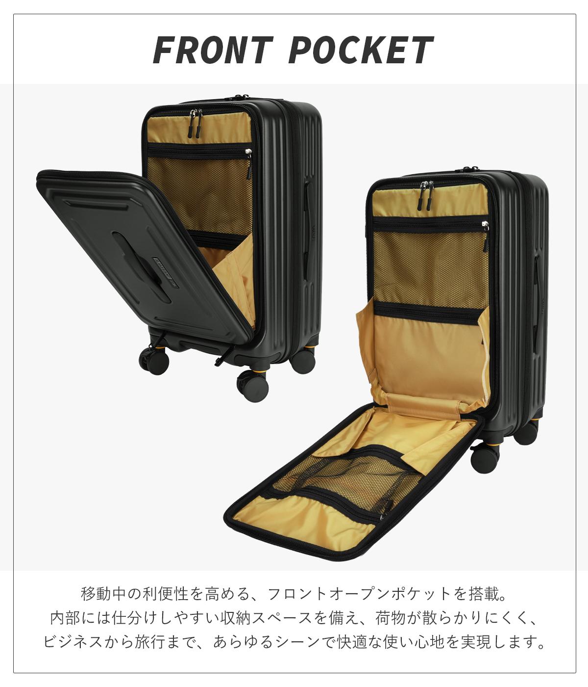 5LAKES＆MT ファイブレイクス スーツケース Mサイズ 45L/54L 拡張