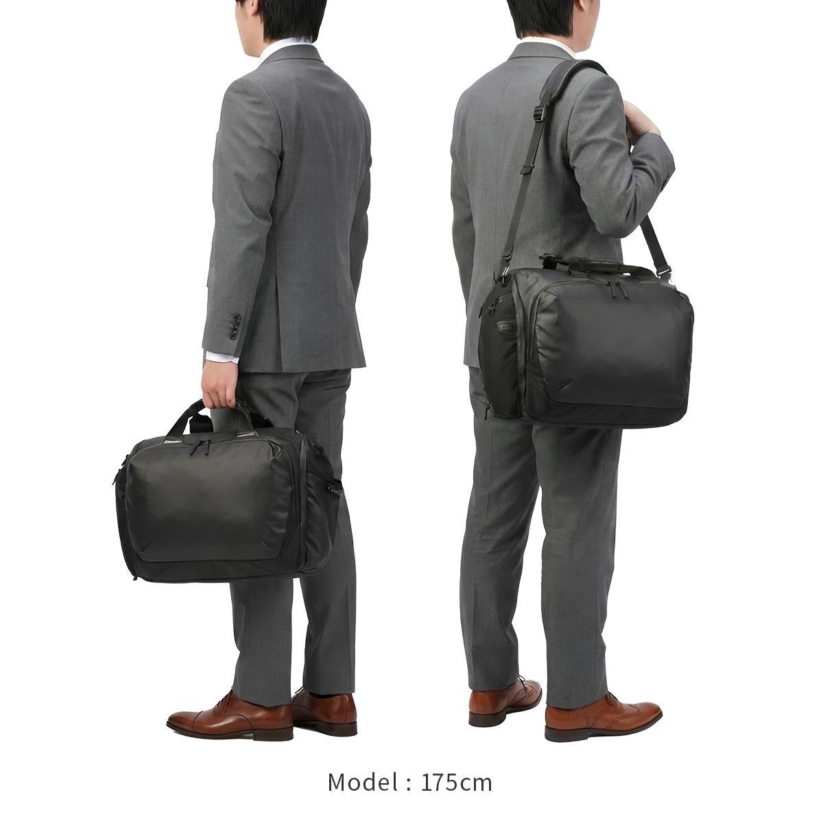 アッソブ ブレジャー トートショルダーバッグ B4 18L/22L 拡張 耐水