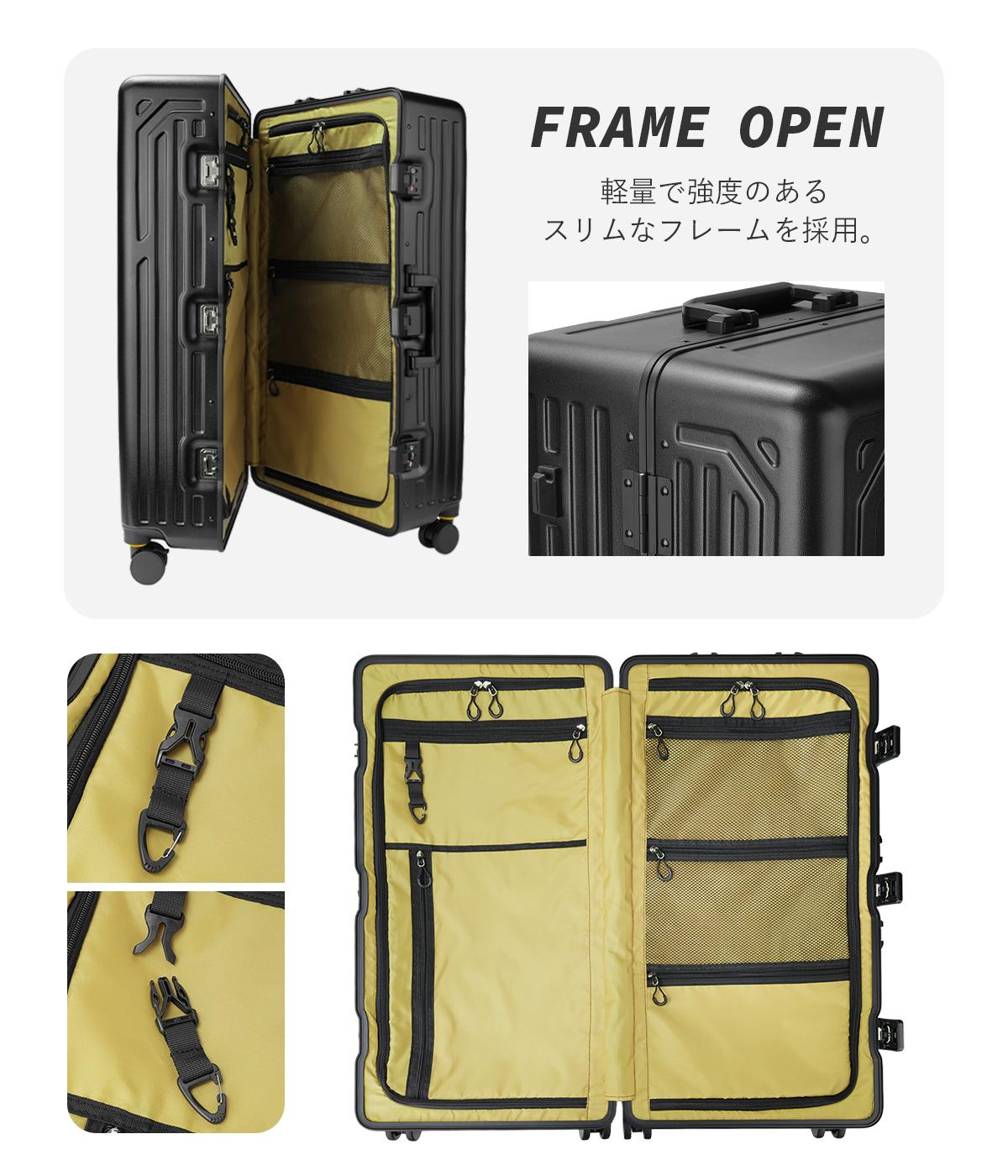 5LAKES＆MT スーツケース Lサイズ 91L 無料受託手荷物 フレームタイプ