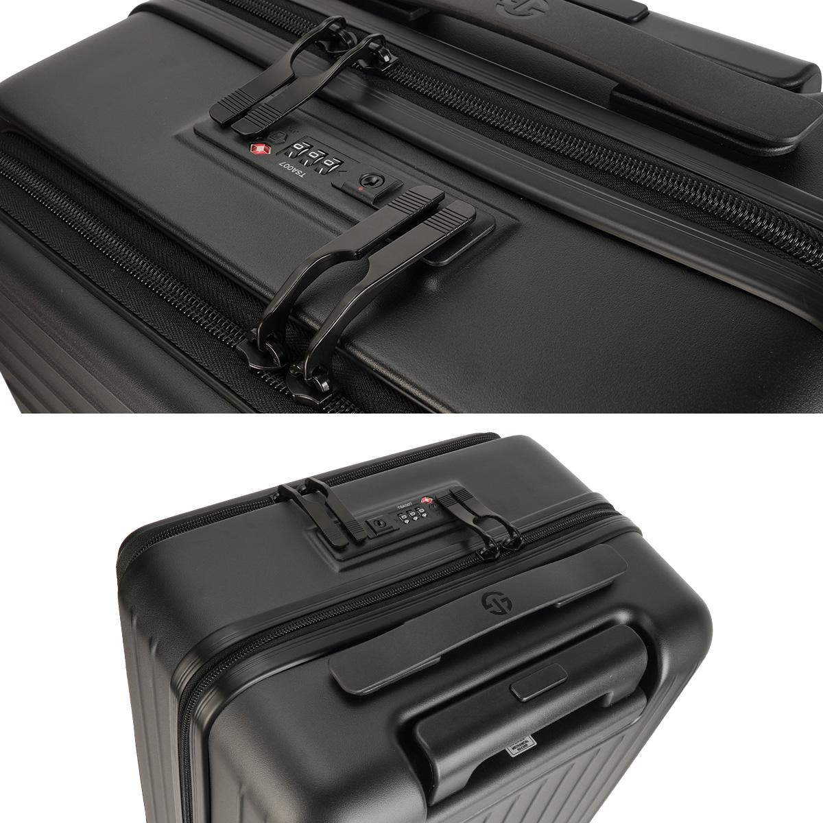ディミトラ グラシエ スーツケース Mサイズ 40L 機内持ち込み フロント