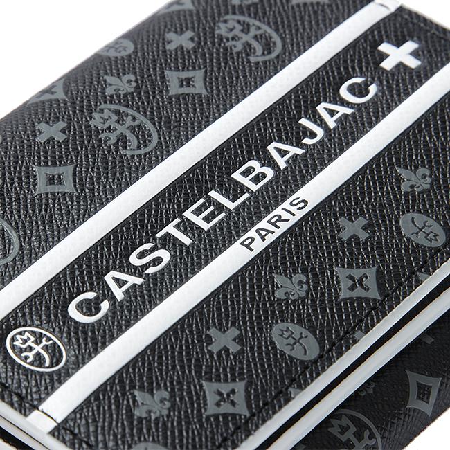 カステルバジャック ビジュー ミニ財布 三つ折り財布 ミニウォレット