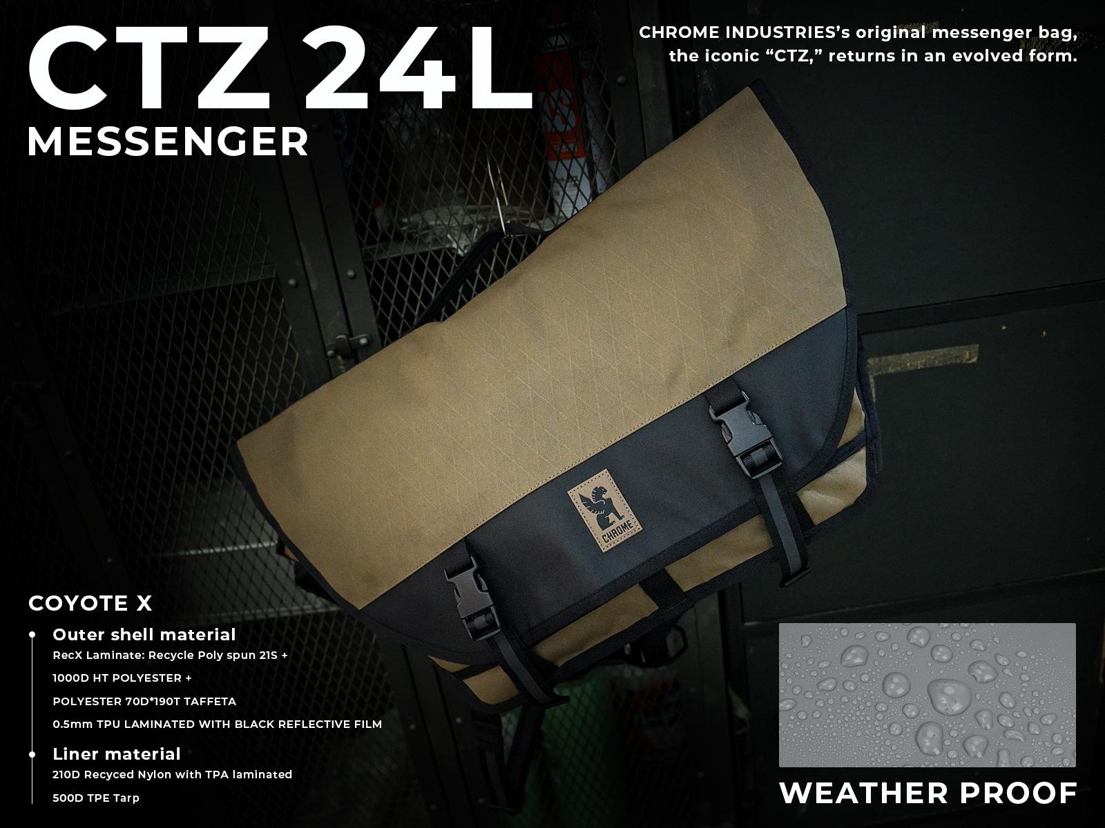 クローム インダストリーズ CTZ メッセンジャーバッグ 24L 耐水