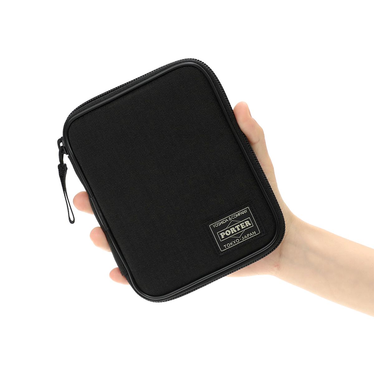0時まで【極美品】PORTER トラベルケース　パスポートケース　ナイロン　黒 PORTER ポーター ハイブリッド パスポートケース 737-17825 吉田カバン
