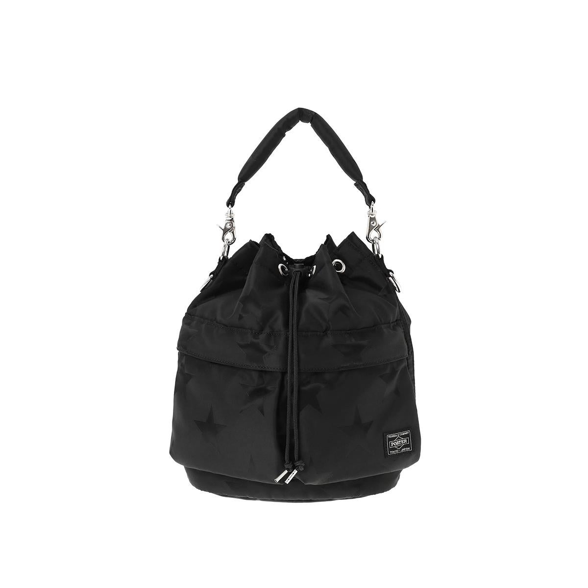PORTER 巾着バッグ ポーター ブラック ポーター フラッグ 2WAYツールバッグ 867-01626 PORTER FLAG 吉田