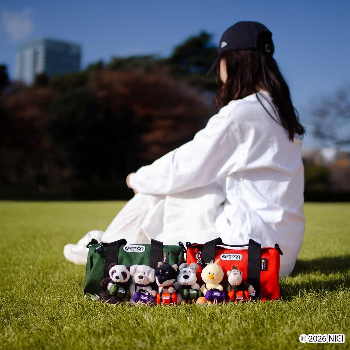 ニキ ビーンバッグ キーリング 10cm Bean Bags OUTDOOR PRODUCTS×NICI